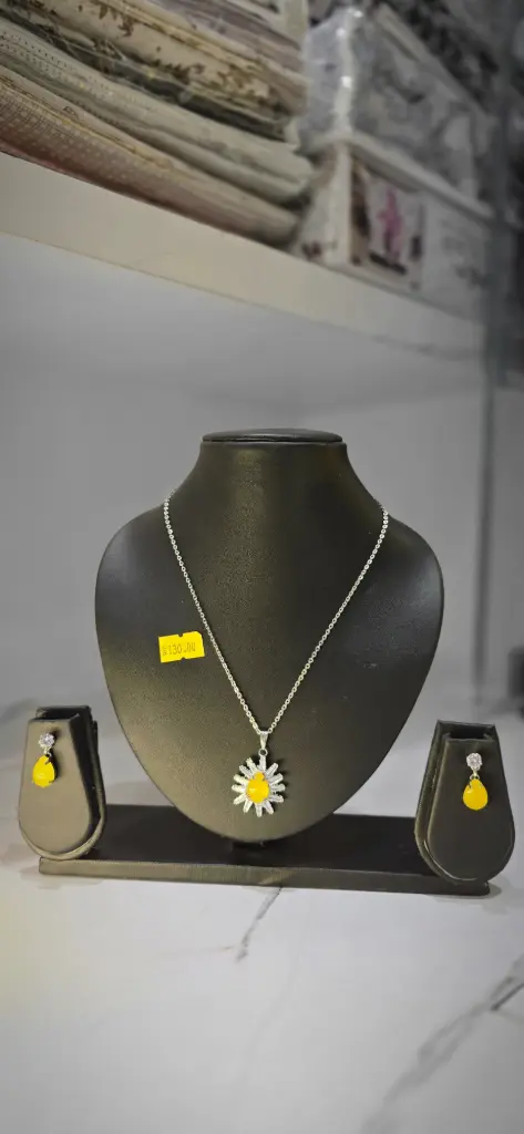 Necklace with earrings